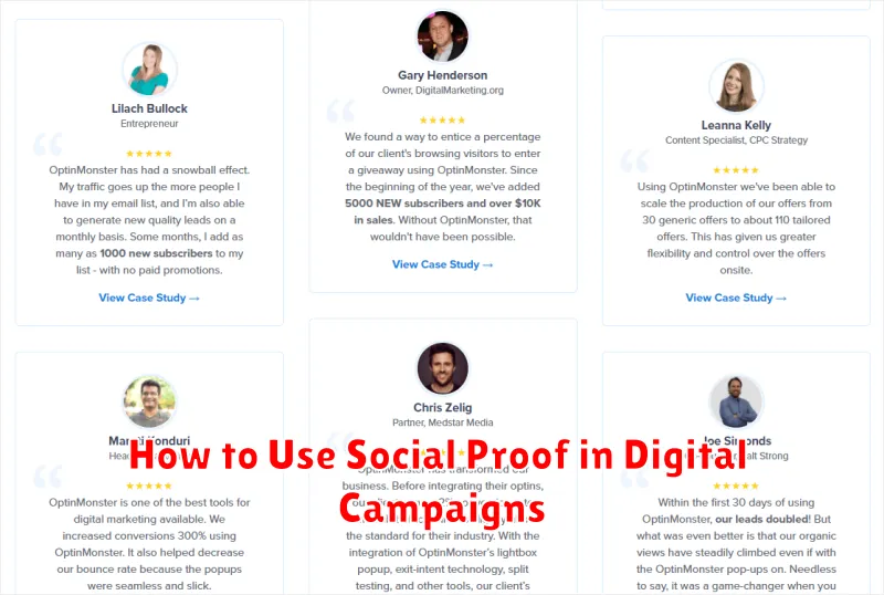 How to Use Social Proof in Digital Campaigns
