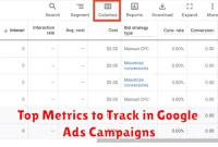 Top Metrics to Track in Google Ads Campaigns